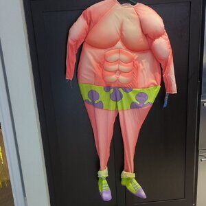 Patrick SpongeBob 3D Muscle Costume with Shorts - NWT 4-6